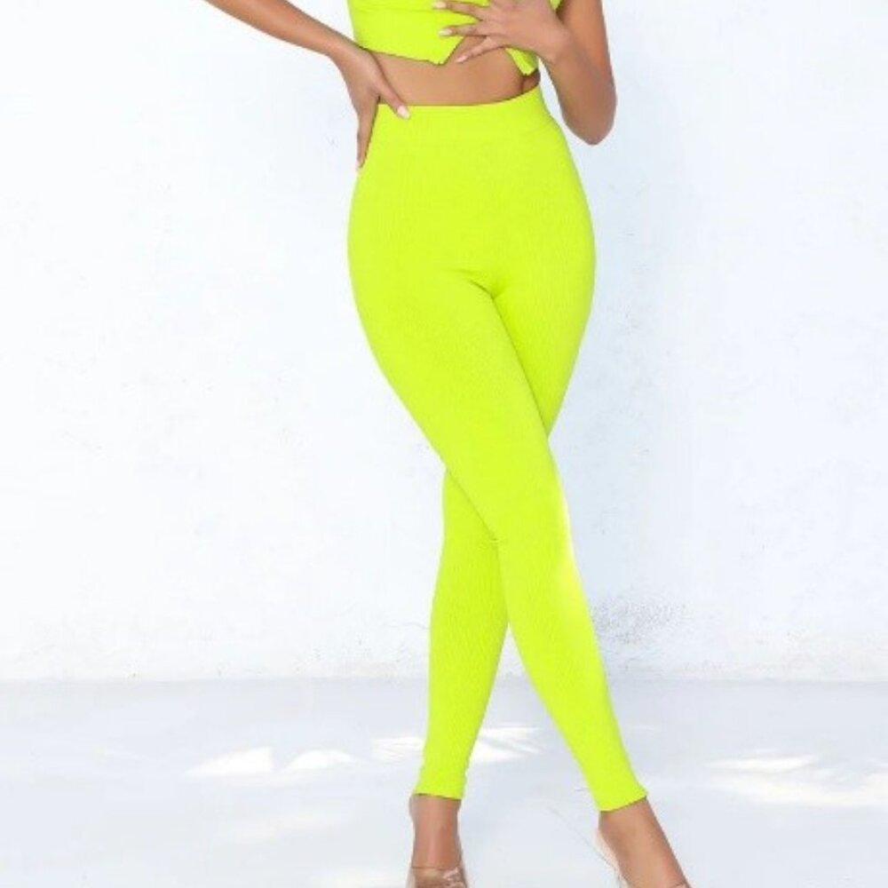 Irene Snatched Legging Lime - XL